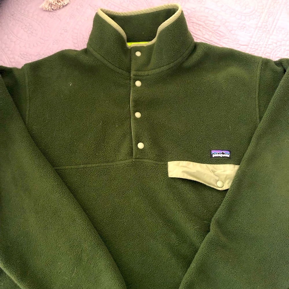 Patagonia fleece pullover jacket
